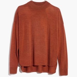 Madewell Mockneck Boxy Pullover